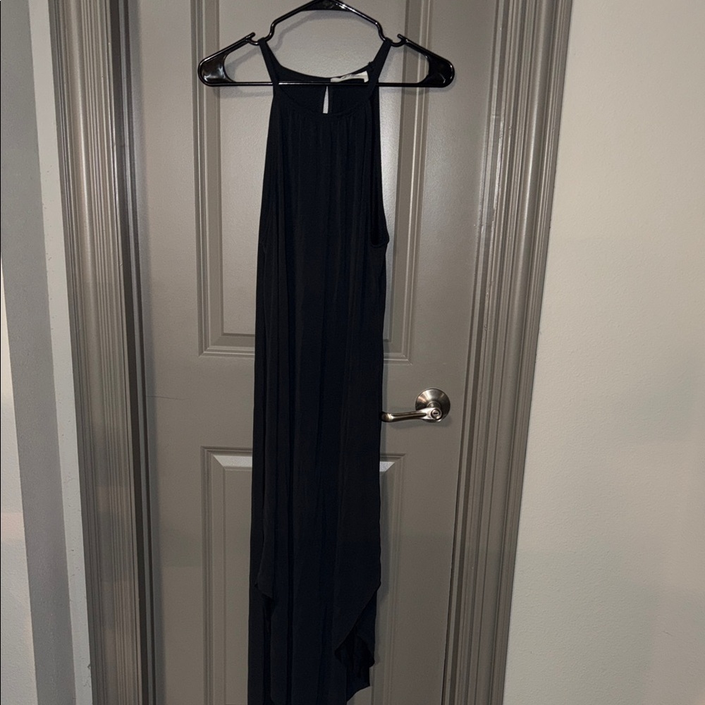 Double Zero Black High Low Dress